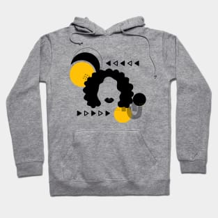 Black woman silhouette Hoodie